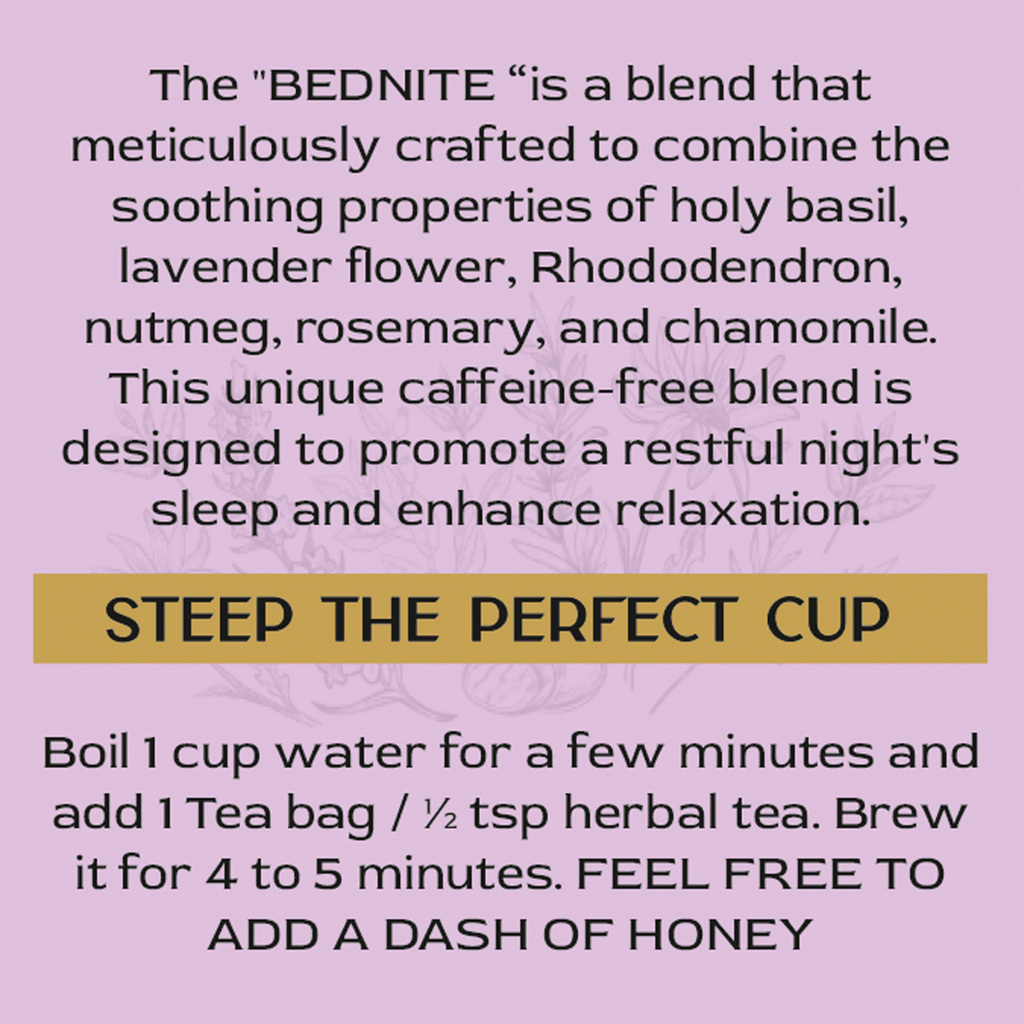 Bednite caffeine-free Aromatic Vedic - Tea Bags