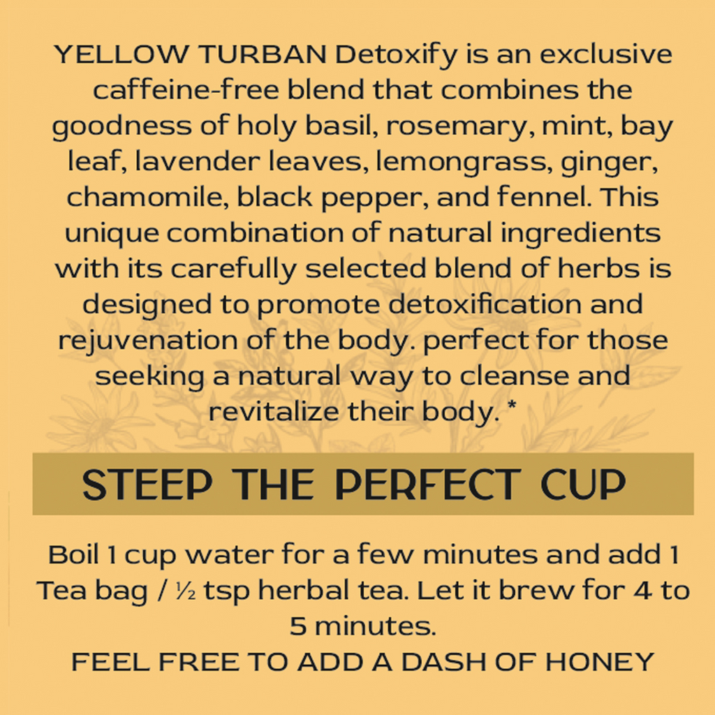 Detoxify Aromatic Vedic - Tea Bags