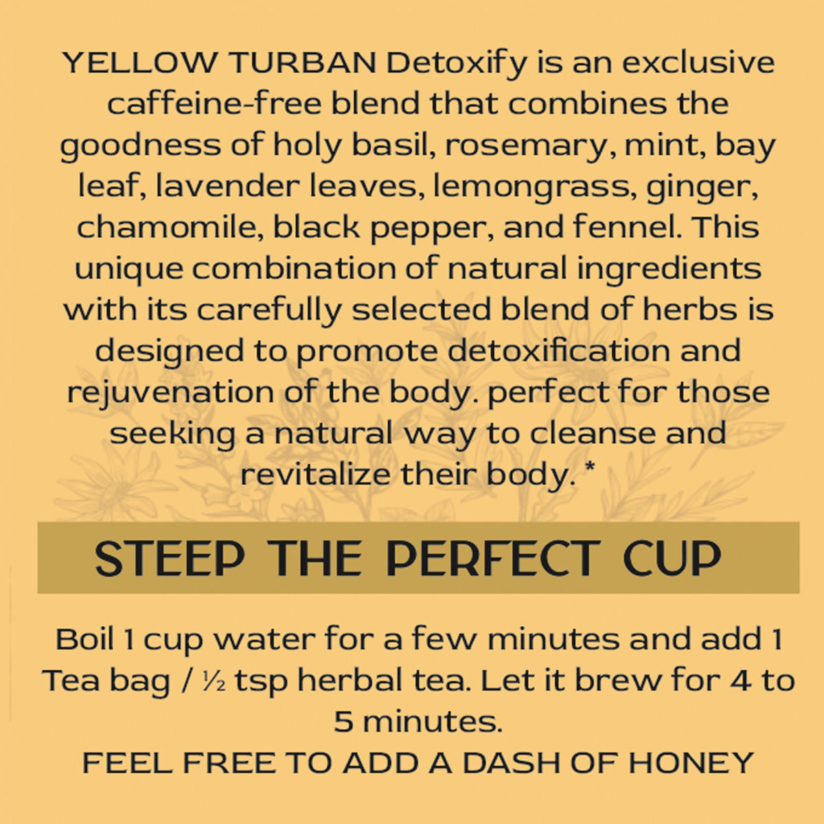 Detoxify Aromatic Vedic - Tea Bags